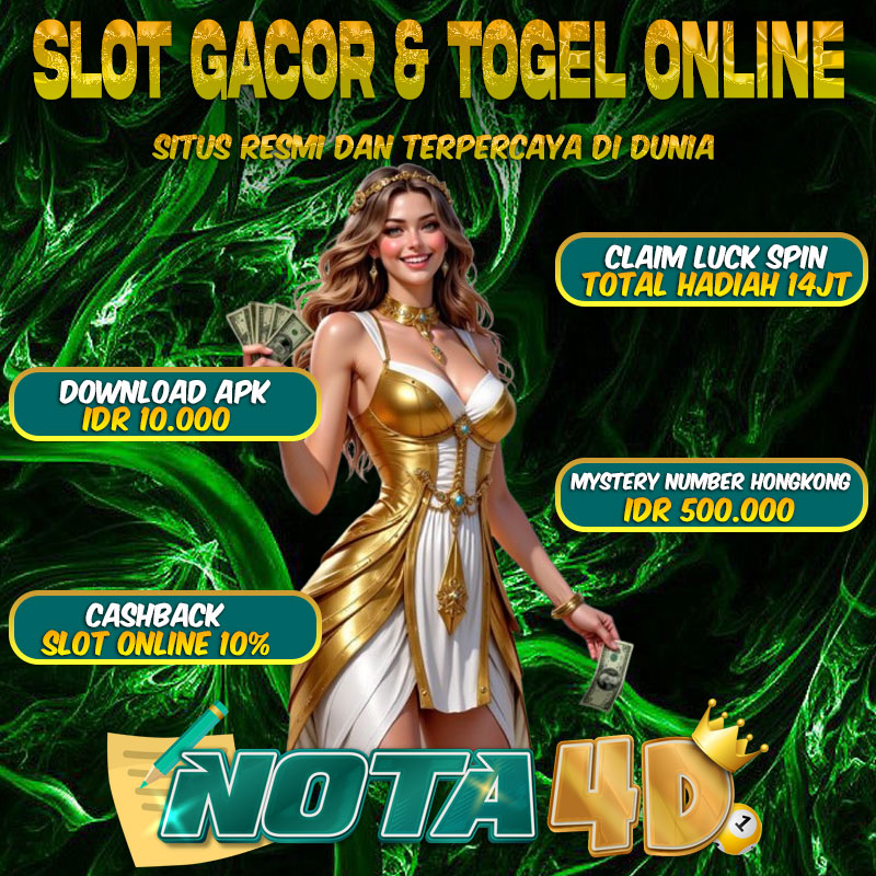 nota4d slot tergacor dan bandar togel terbesar di indonesia