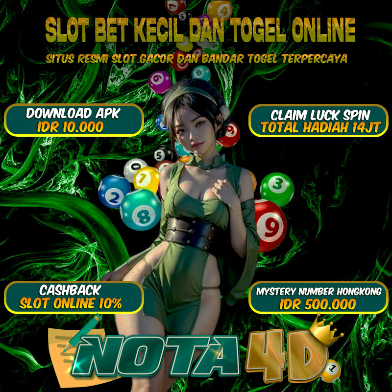 slot bet kecil 200 nota4d murah dan togel hadiah besar